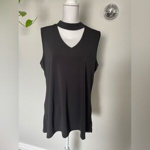 Women’s Sleeveless Black Dress Top
